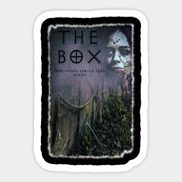 The Box Poster (Ghostly Tear) Sticker by It Came From The 508